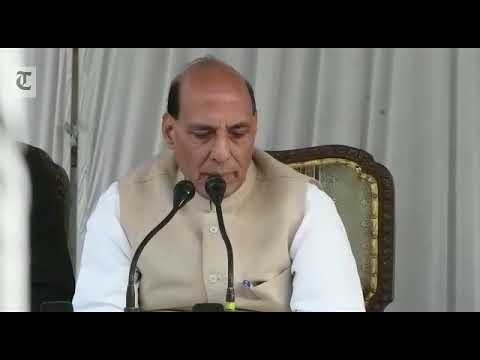 the tribune philippines Home Minister Rajnath Singh speaks during a press conference in Srinagar