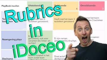 iDoceo Rubrics | 1. Werken met Rubrics