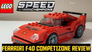 Lego speed champions ferrari f40 ...