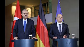 President Erdogan held a joint press conference with German Chancellor Scholz