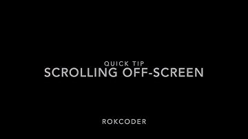 Making sprites smoothly exit the screen - A RokCoder Scratch Tip