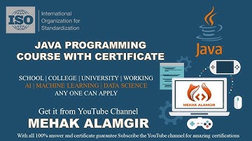 Java Programming Course With Certificate / Advanced Java Quiz Questions and Answers