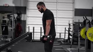 Head Supported Dumbbell Row