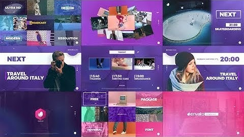 After Effects Template: Broadcast Pack