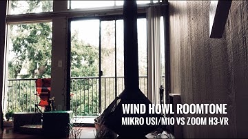 Field Recorder Test: Mikro Usi/M10 vs Zoom H3-VR Roomtone Wind Howl
