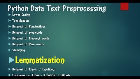 tpp8: Lemmatization of words in text preprocessing in Python | nltk pandas | machine learning