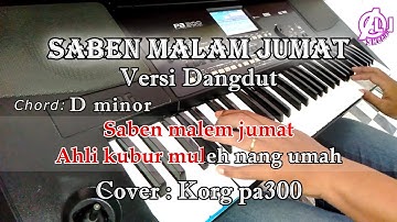 SABEN MALAM JUMAT - Karaoke Dangdut (COVER) Korg Pa300