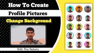 How To Create Profile Picture For Instagram, WhatsApp,YouTube | Change Background In Photo | Website