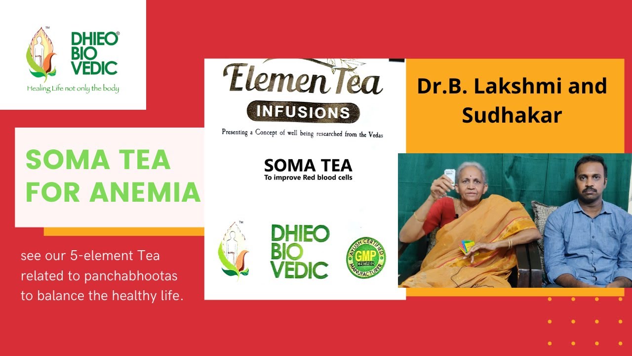 SOMA TEA for curing Anemia, Iron deficiency in ayurveda Dr. B. Lakshmi Sudhakar. YouTube