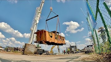 TIMELAPSE: Moving a Caboose