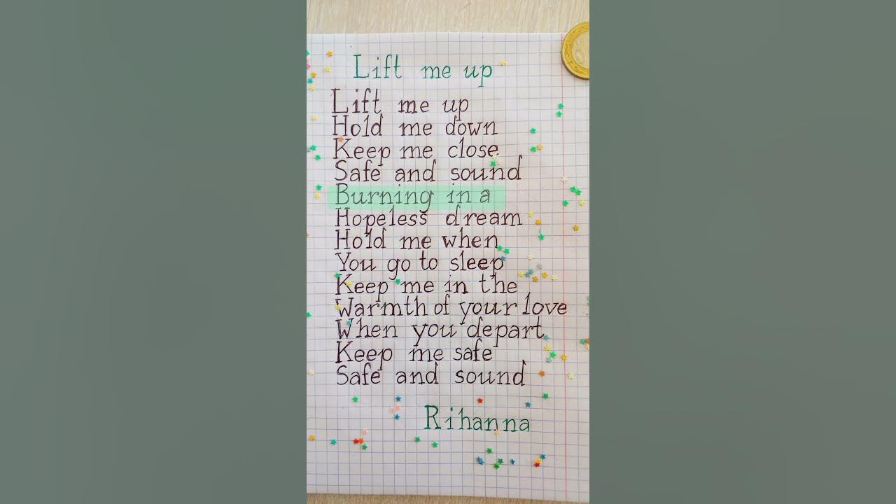 ❤ Lift Me Up — RIHANNA lyrics #trend2023