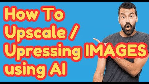 How To Upscale / Upressing Images into HD photos using AI (Step by Step)
