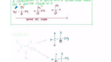 How to explain Markovnikov’s rule using carbocations stability