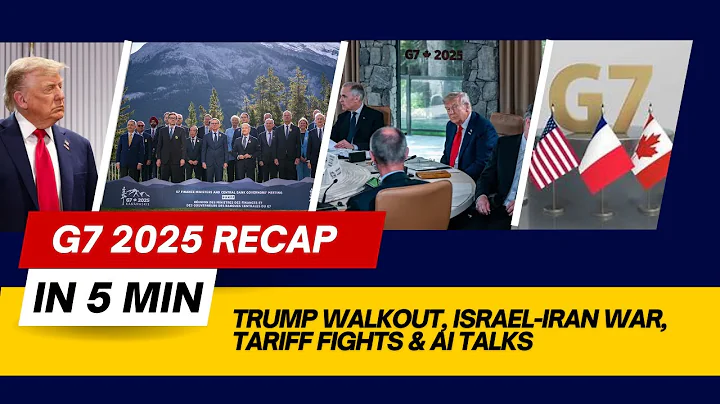 G7 2025 Recap: Trump Walkout, Israel-Iran War, Tariff Fights & AI Talks  #g7summit2025 #g7summit