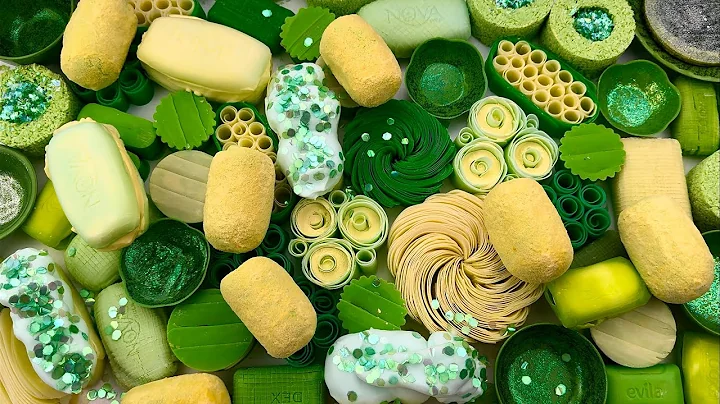 ASMR Video | Peeling off the film | Crushing soap boxes | Clay cracking | Cutting soap cubes