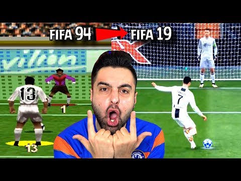 PENALTI ATIŞLARININ EVRİMİ ! FIFA 94 - FIFA 19 !