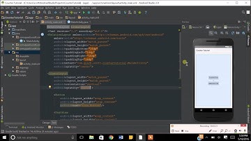 Android Studio Counter Tutorial