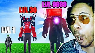 I Upgrading CAMERAMAN To MECHA TITAN TV MAN BOSS in Roblox Skibidi Toilet