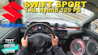 2021 Suzuki Swift Sport 1.4 Boosterjet Hybrid 129 PS TOP SPEED AUTOBAHN DRIVE POV