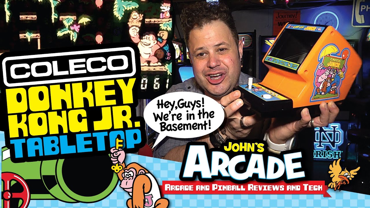 Donkey Kong Junior Jr. Tabletop Coleco Nintendo Game & Watch Review