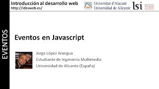 Eventos en JavaScript