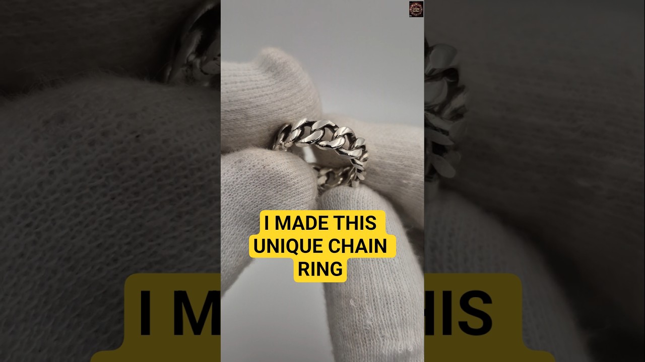 Я СДЕЛАЛ ЭТО УНИКАЛЬНОЕ КОЛЬЦО-ЦЕПОЧКУ 