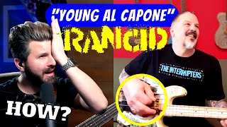 Bass Teacher REACTS to Matt Freeman playing RANCID&#39;s “Young Al Capone”