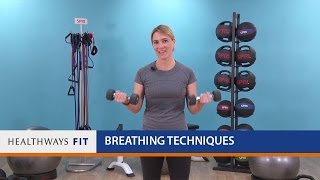 Breathing techniques for strength training