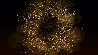 Golden Explosion Stock Motion Graphics