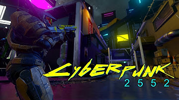 Cyberpunk 2552 | Halo Infinite Custom Forge Map (Slayer, KOTH, CTF, Strongholds, Bots)