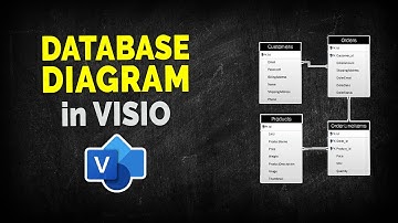 How to Draw DATABASE DIAGRAM IN VISIO