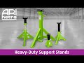 Heavyduty support stands  18000 to 60000 lbs max capacity