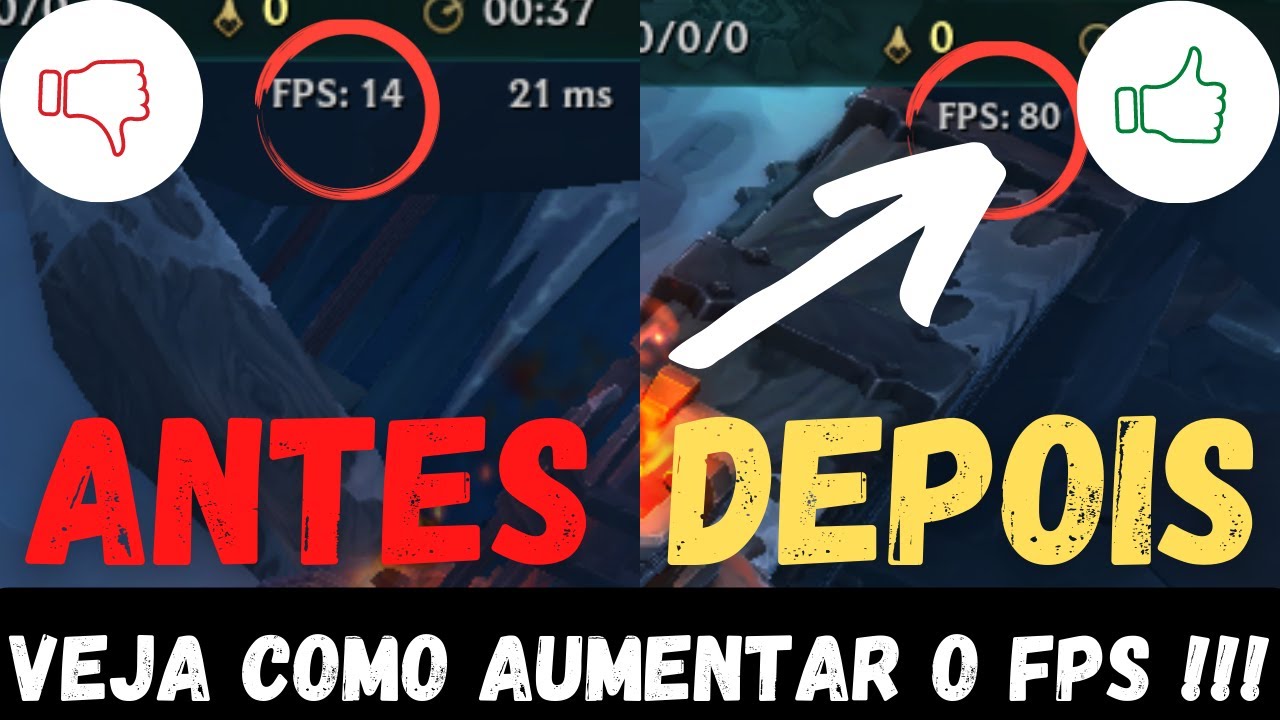 como AUMENTAR FPS no league of legends ! Melhores Configurações lol 2022 