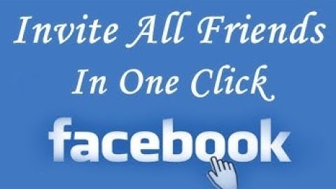 How to - Invite All Friends to Like Facebook Page in One Click 2017 || by video world