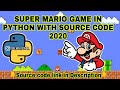 Super Mario Game In Python | source code | Python | Programming