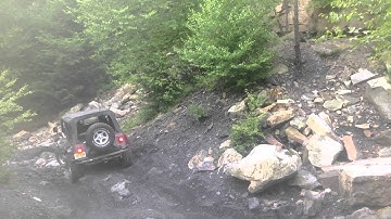 Rausch Creek quarry run in my Jeep TJ part 1