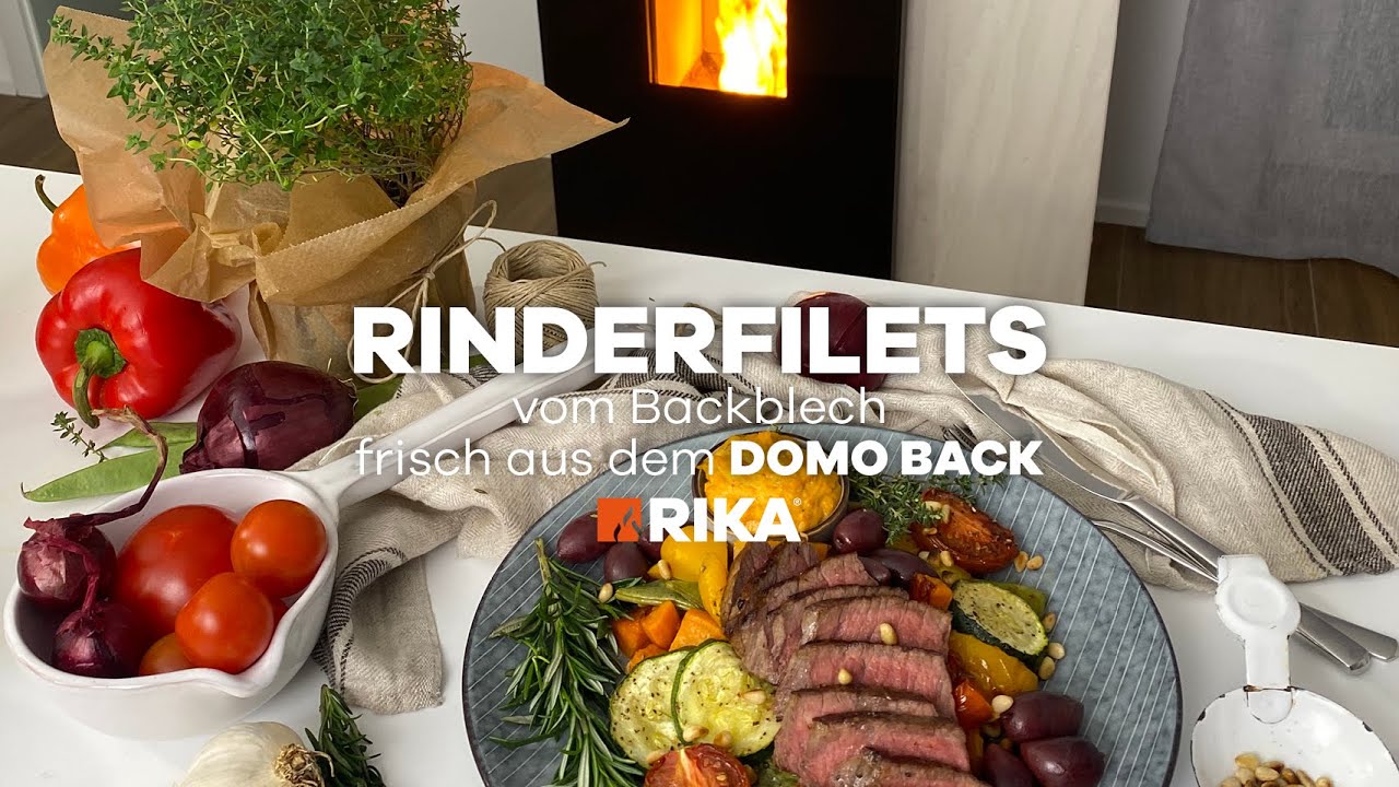 Rezept Rinderfilets vom Backblech - frisch aus dem Pelletofen DOMO BACK