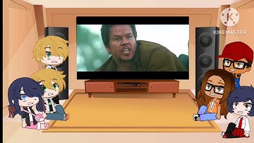 MLB/Miraculous Ladybug react to Transformers Age of Extinction Optimus Prime vs Galvatron fight