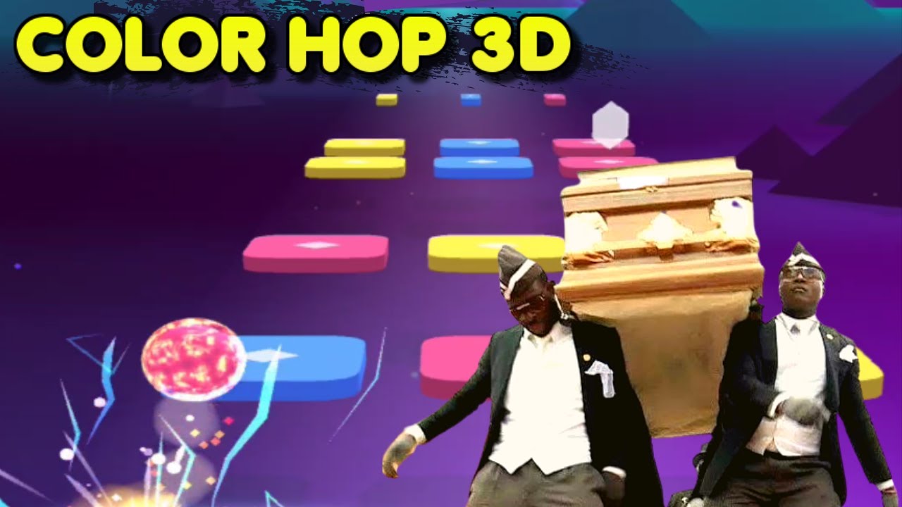 Coffin Dance Song *Astronomia* played on Color Hop 3D | Gameplay #2 (Android & iOS Game)