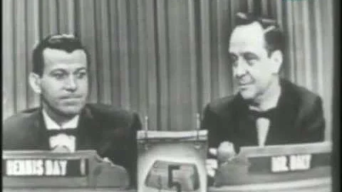 What's My Line 23 JAN 55 Special Guest Dennis Day