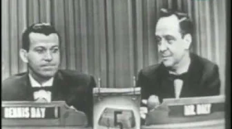 What's My Line 23 JAN 55 Special Guest Dennis Day