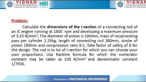 Design of Connecting Rod Video