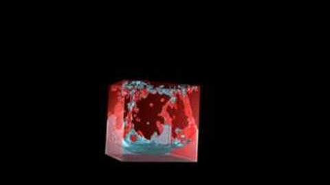 My first fluid simulation in Blender 3d