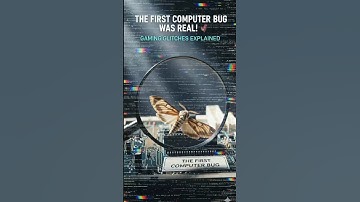 The First Computer Bug Was a Real Moth?! 🐞 | The Origin of Gaming Glitches #shorts #gaming #facts