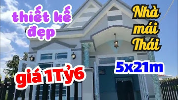 (Ms 365❤Đã Bán) Nhà Mái Thái Mặt Tiền Đường Xe Hơi 1.6 Tỷ Mỹ Lộc, Cần Giuộc, Long An | Bđs Long An