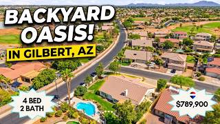 Living in Gilbert, AZ's Greenfield Lakes | Tour This Updated Home with Pool!