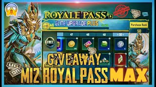 😱M12 ROYAL PASS MAX OUT - 1 TO 50 FULL ROYAL PASS GIVEAWAY 🤑...