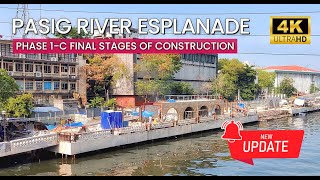 Pasig River Esplanade Phase 2 Construction Is Nearly Finished! New Tourism Project | Manila Update