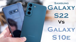 Samsung Galaxy S22 Vs Samsung Galaxy S10e  |  Size Comparison