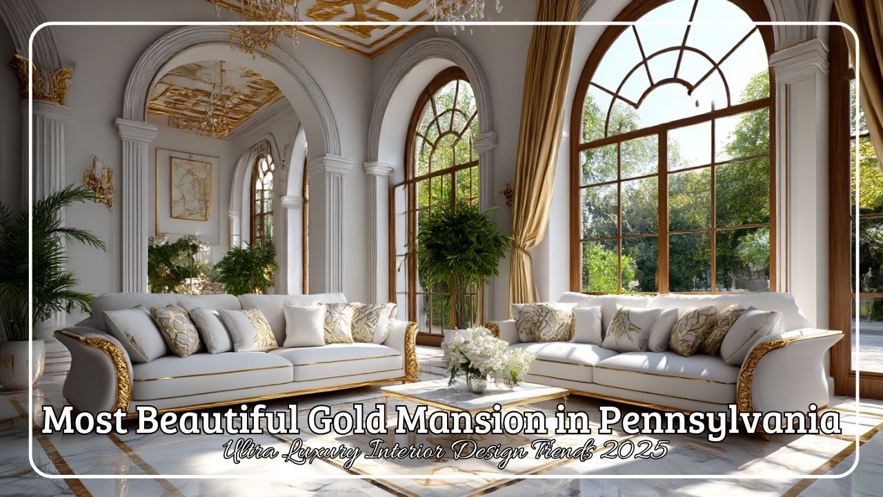 Inside the Most Beautiful Gold Mansion in Pennsylvania | Ultra Luxury ...